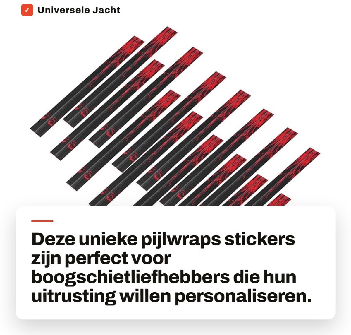 Dailygoods - Universele Jacht Pijlwraps Stickers voor Boogschieten
