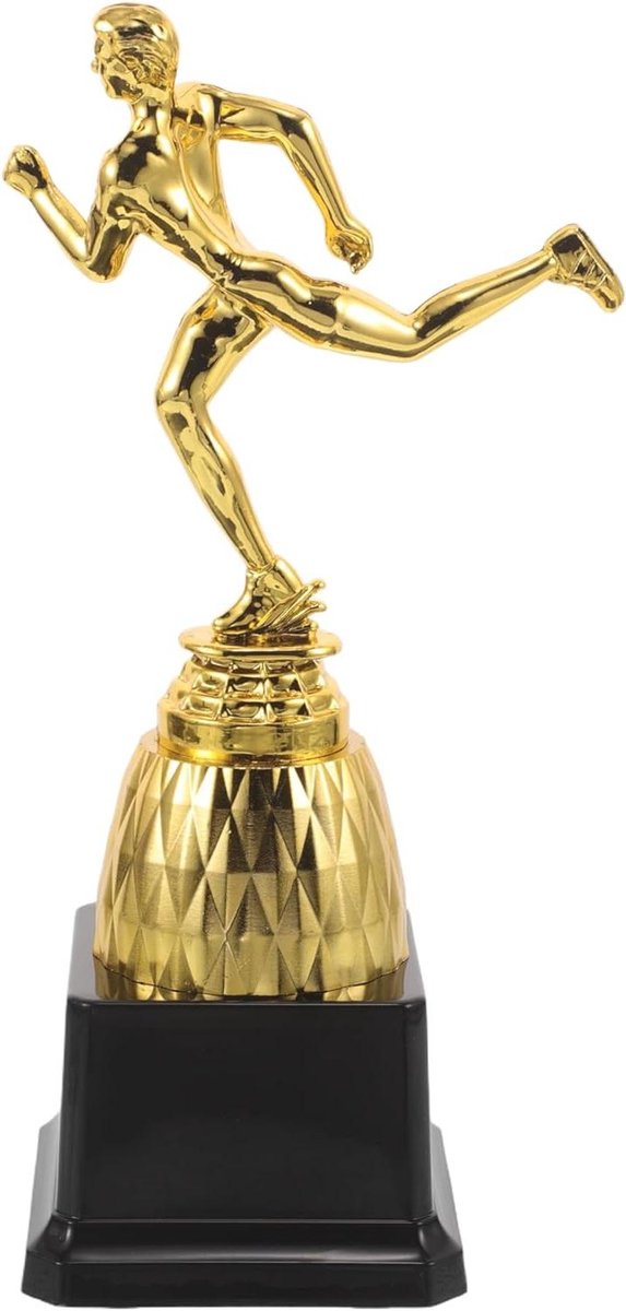 Sport Trofee - Winnaarsprijs Beker - Wedstrijd Belonen - Robuuste Constructie - 21 cm - Goud