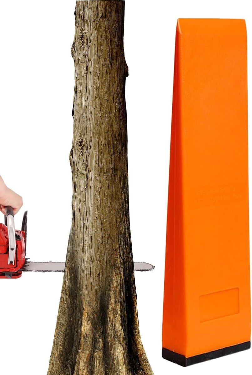Boomkap Wiggen - Hulpwiggen Vellen - Veilig Bomen Vellen - Grip in Natte Omstandigheden - 12.7x20x25cm - Veelkleurig