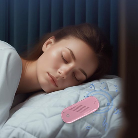 Slaap Luidspreker - Muziekapparaat Ontspanning - Verbeteren Slaapkwaliteit - Beengeleidingstechnologie - 15 cm - Wit — afbeelding 2