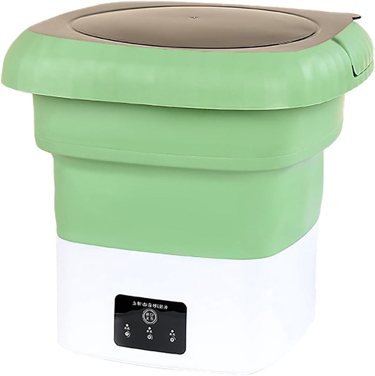 Mini Wasmachine Draagbare Wasmachine Kleine Was Opvouwbaar Ontwerp 8 Liter Capaciteit Groen