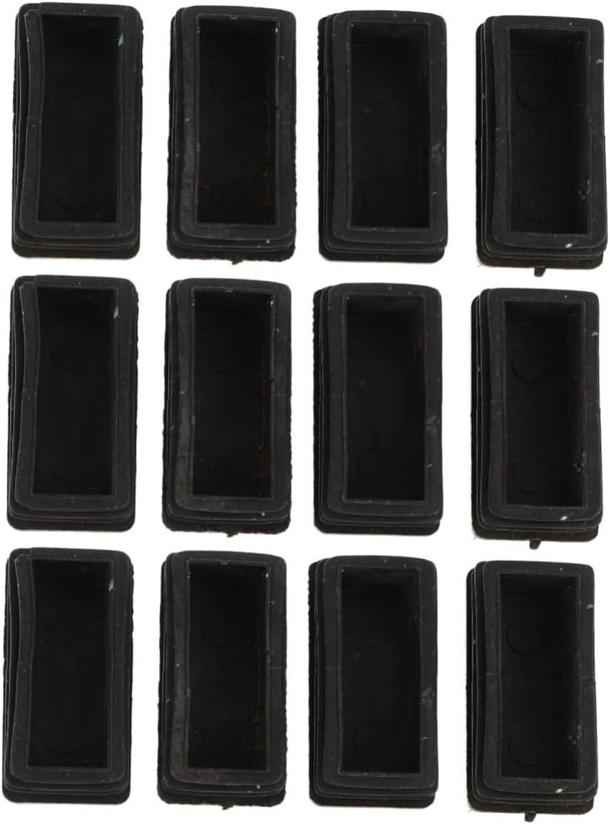 Ladder Voetpads - Ladderkussens Antislip - Veiligheid Verhoging - Antislip Rubber Materiaal - 4x2x1.2CM - Zwart