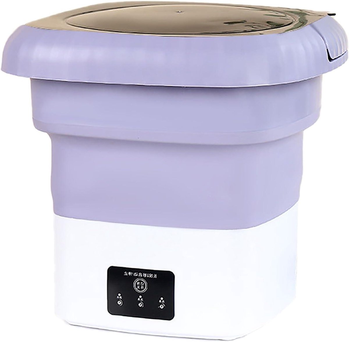 Mini Wasmachine Draagbare Wasmachine Kleine Kleding Wassen Opvouwbaar Design 8 Liter Capaciteit Paars