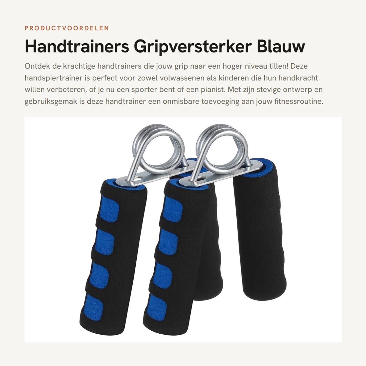 Dailygoods- Handtrainers - Handspiertrainer - Vingerhalter - Handtrainer Set - Griptraining - Voor volwassenen/kinderen - Grijpers