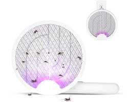 NIVADA 2-in-1 Elektrische Vliegenmepper WD980 - Muggenlamp - Ophangbaar - Insectenloklicht - Vliegenvanger & Muggenvanger