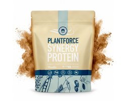 Plantforce Synergy Vegan Eiwitpoeder Vanille - Plantaardige Proteïne Shake - 800 g - Compleet Aminozurenprofiel - Erwt, Rijst & Pompoenpit