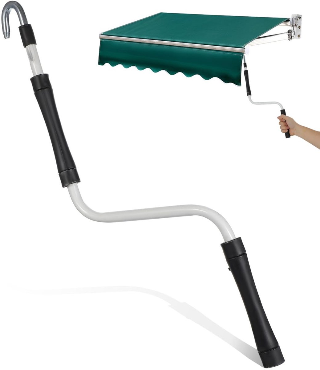 Dailygoods- Luifelbediening Handmatig - Luifelaccessoire - Zwengel - Crank - Robuust - 50 x 26 x 2,5 cm - Luifelzwengel