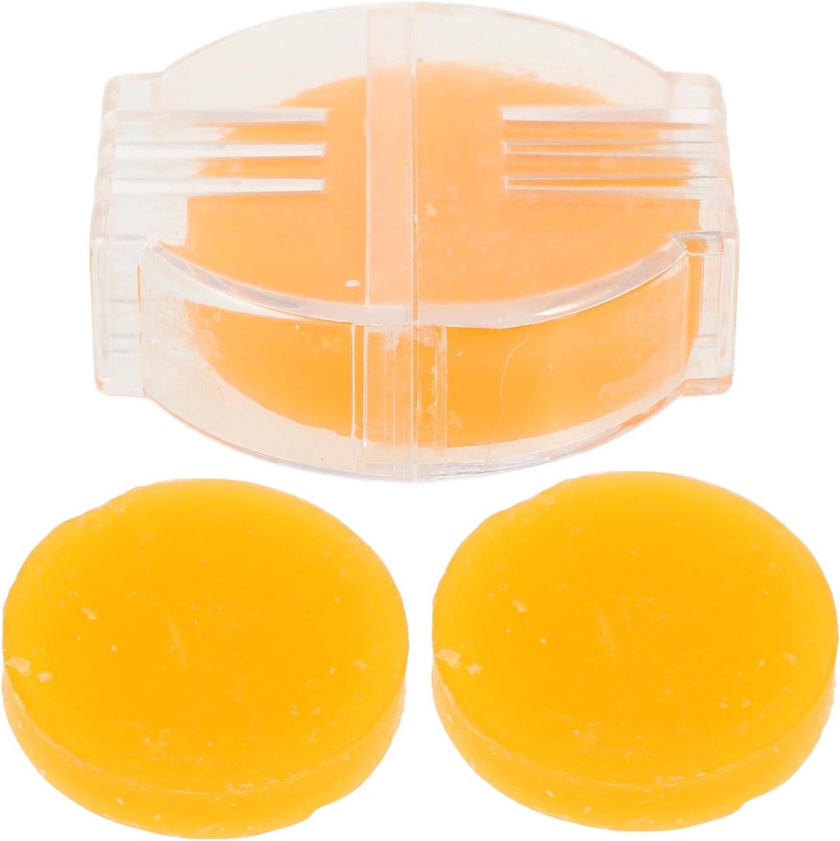 Draad Wax - Naai Hulp - Hand Naaien - Voorkomt Klitten - 5.3 x 5.2 cm - Oranje