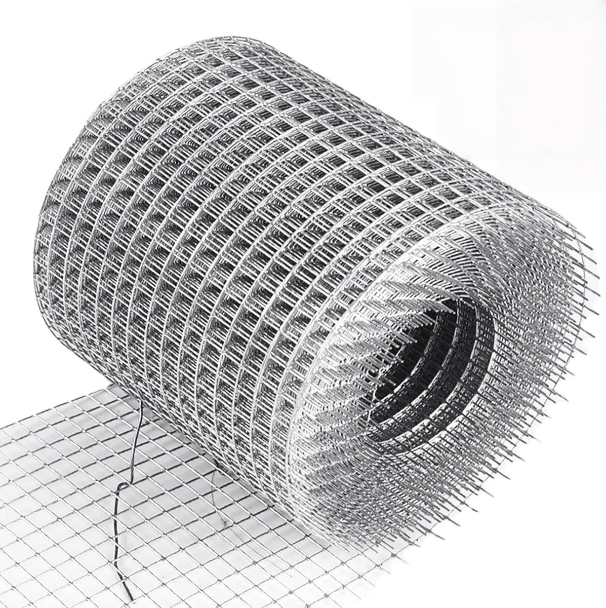 Dailygoods - Stevig Verzinkt Metaal Gaas voor Dierenbescherming en Tuinverhoging - 10 cm x 5 m