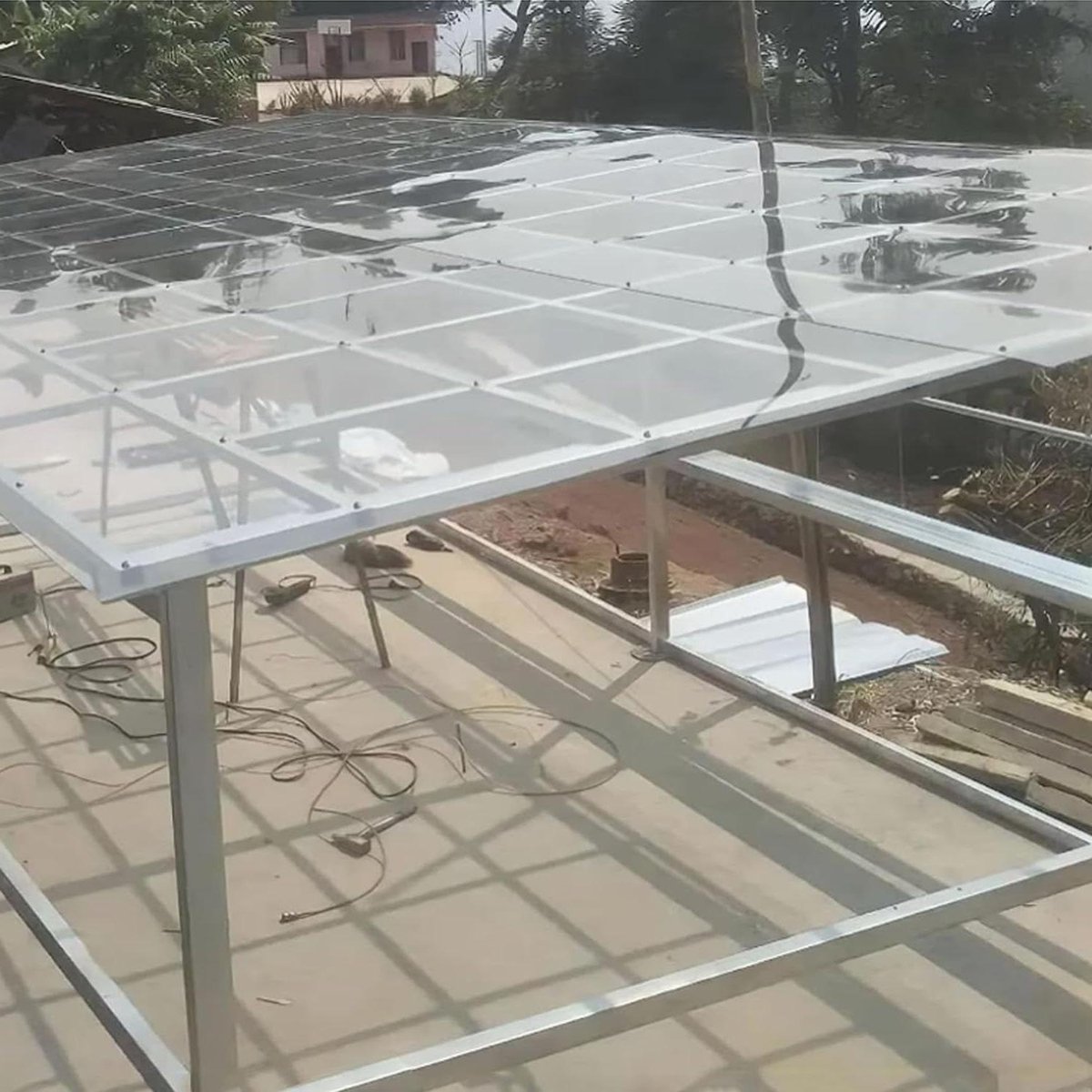 Polycarbonaat Platen - Dakbedekking - Buiten Beschermen - UV-bestendig - 1.2 x 12m - Transparant