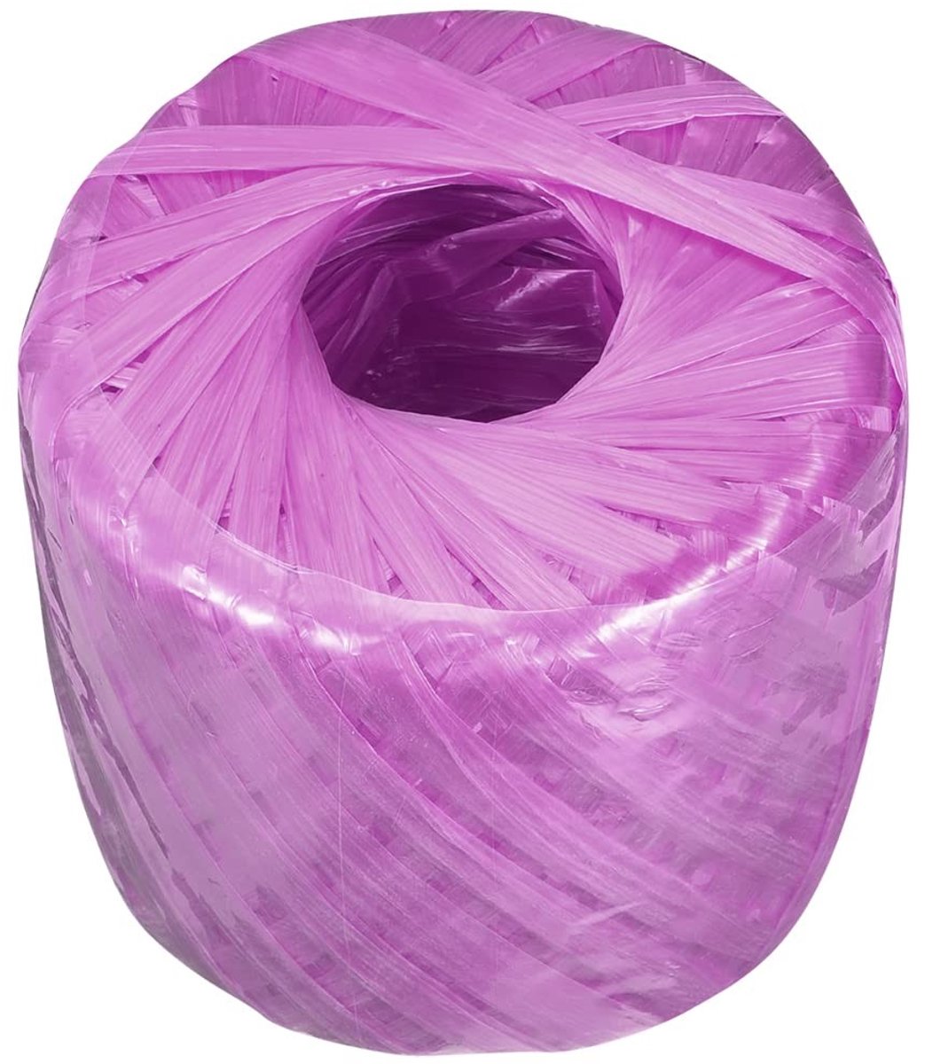 Dailygoods- Polyester Touw 200m - DIY Boekverpakking - Nylon Touw - Paars - Lichtgewicht - Duurzaam