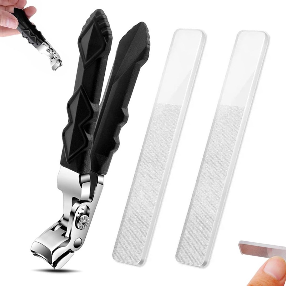 Dailygoods- Nagelknipper Professioneel - Roestvrij Staal - Dikke Nagels - Schuine Kop - Voor Ouderen - Hoogwaardige Duurzaamheid - Nagelschaar