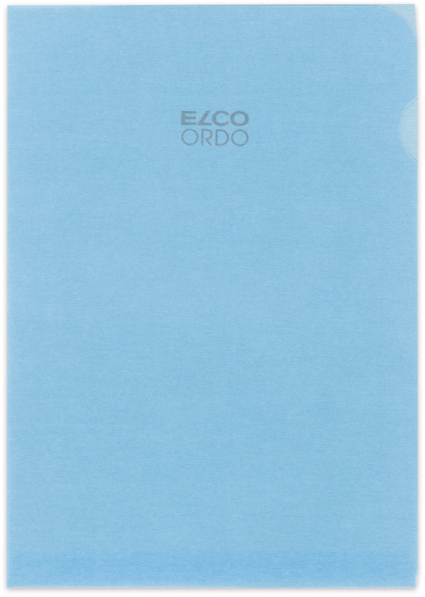 Elco Transparant L-map Papier A4 blauw 100 stuks - EO-29490-34