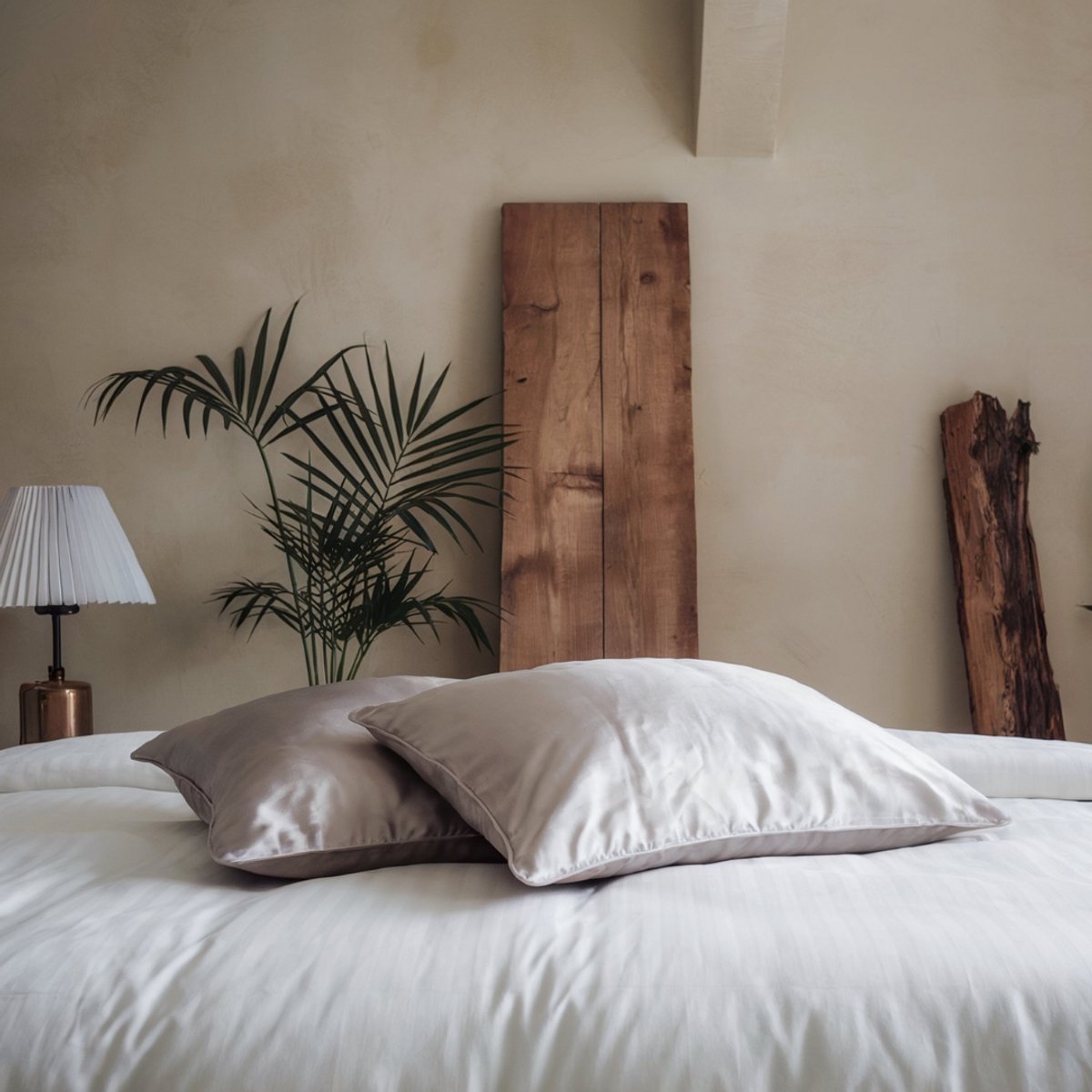 2x Zijden Kussensloop 50x70cm Licht Grijs Hotelsluiting 19 Momme - Kussensloop set - Luxe Silk Kussensloop 100% moerbei zijde - Zijde kussensloop - Silk Heaven - 50x70cm / Hotelsluiting