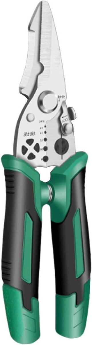 Elektrische Draadsnijder - Draadstripper Gereedschap - Kabels Strippen - Verdikte Gekartelde Snijder - 18.5 cm - Grijs