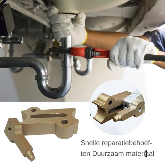 Loodgieterspijp Reparatie Kit - Waterleiding Lekstopper - Leidingen Repareren - Hittebestendige Aluminiumlegering - 7.5x2.4x2cm - Enkel kenmerk — afbeelding 5