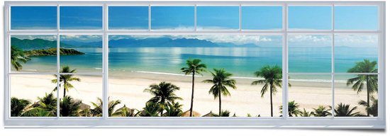 Vue sur la plage - Affiche 158 x 53 cm