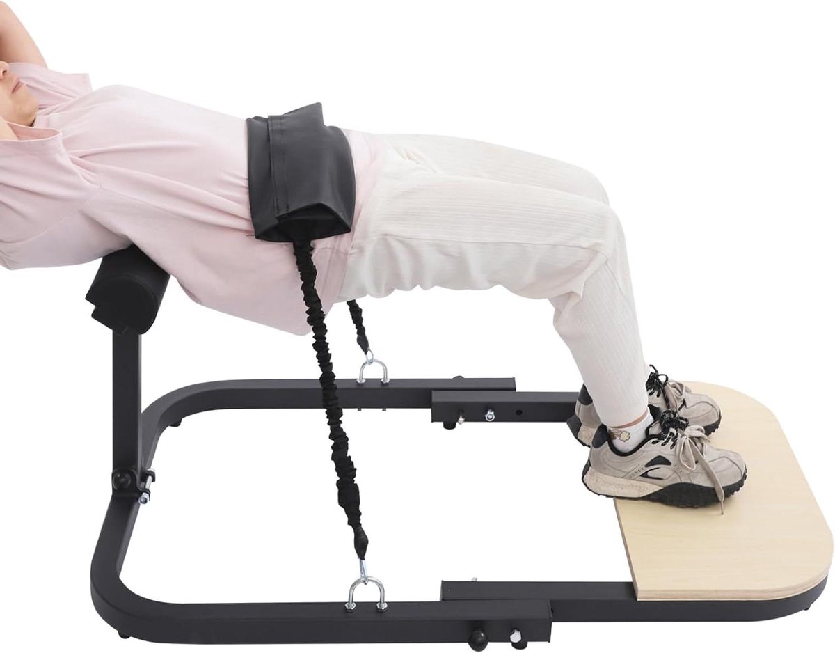 Heup Trainer - Billen Trainer Zitbank - Thuis Fitness - Inklapbaar Ontwerp - 108 x 73 x 40 cm