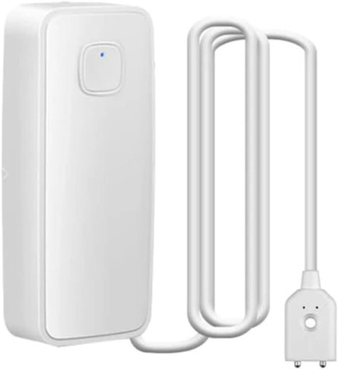 Waterlek Detector - Overstromingsalarm - Huis Beveiligen - App Meldingen - 1 Meter Draad - Wit