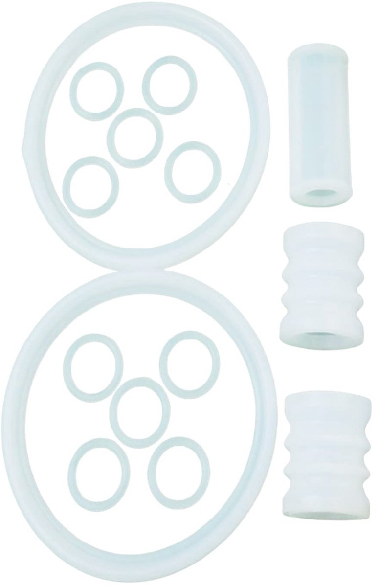 Dailygoods- Afdichtingsring Set - 10x Kleine O-Ringen - 2x Grote O-Ringen - Duurzaam Voedselkwaliteit - Geschikt voor IJs Machines - Vervangend Onderdeel - O-ring