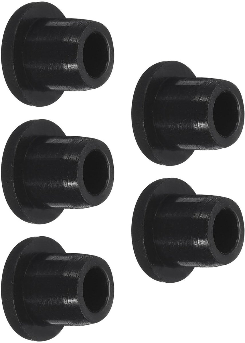 Dailygoods- Knopplug 5 Stuks - Waterdichte Rubber - Temperatuurbestendig tot 250 °C - Eenvoudig te Installeren - Stevig en Duurzaam - Hoogwaardig Siliconenrubber - Rubberen Stop