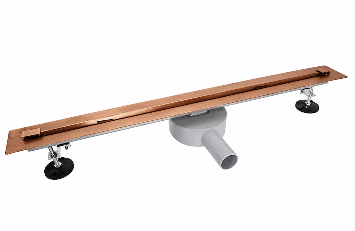LINEA UNO - Bruva 80x7cm - Koper - Douchegoot - - 991253