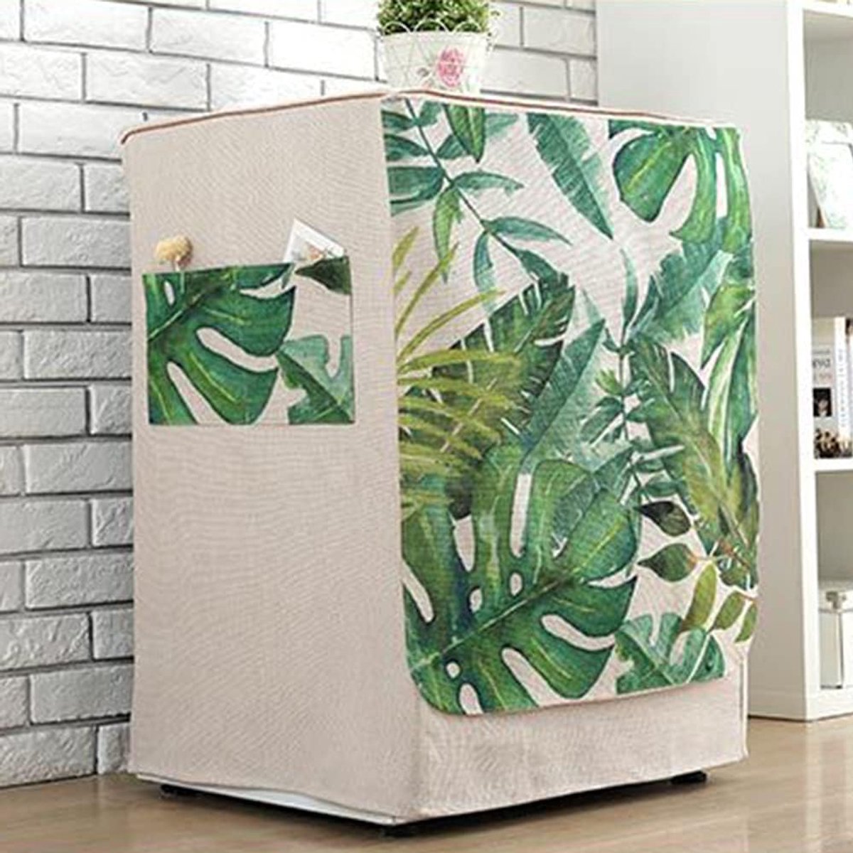 Wasmachinehoes Apparaatbeschermer Apparaten Beschermen Waterdicht en Stofdicht 60x60x83cm Groen