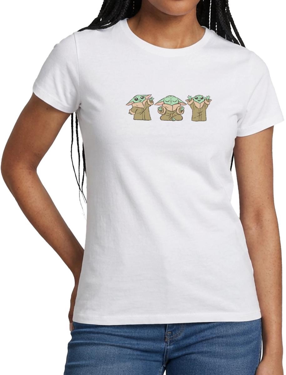 Star Wars Mandalorian Baby Yoda T-Shirt Dames