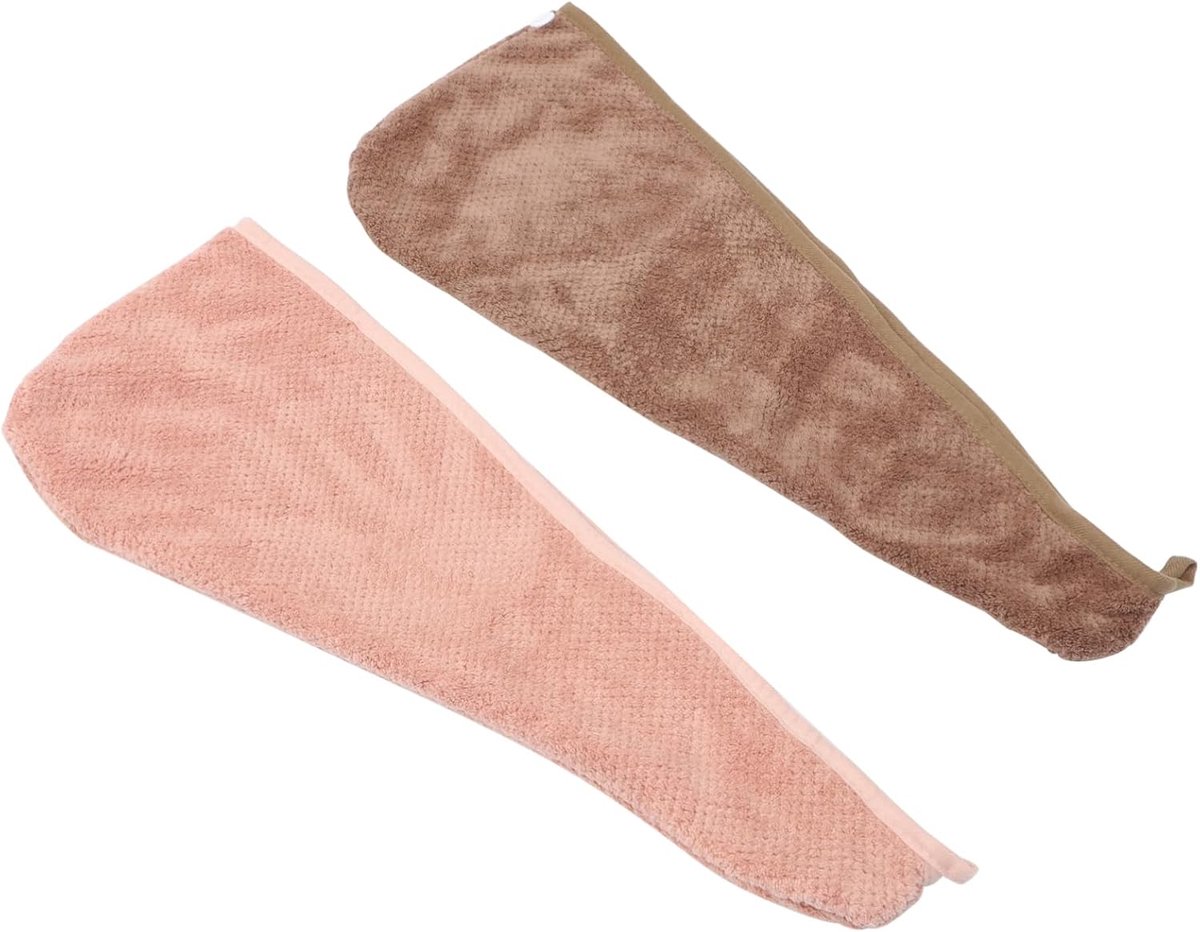 Microfiber Haar Handdoek - Haar Turban - Haar Drogen - Sneldrogend - 65x25cm - Mix Kleuren