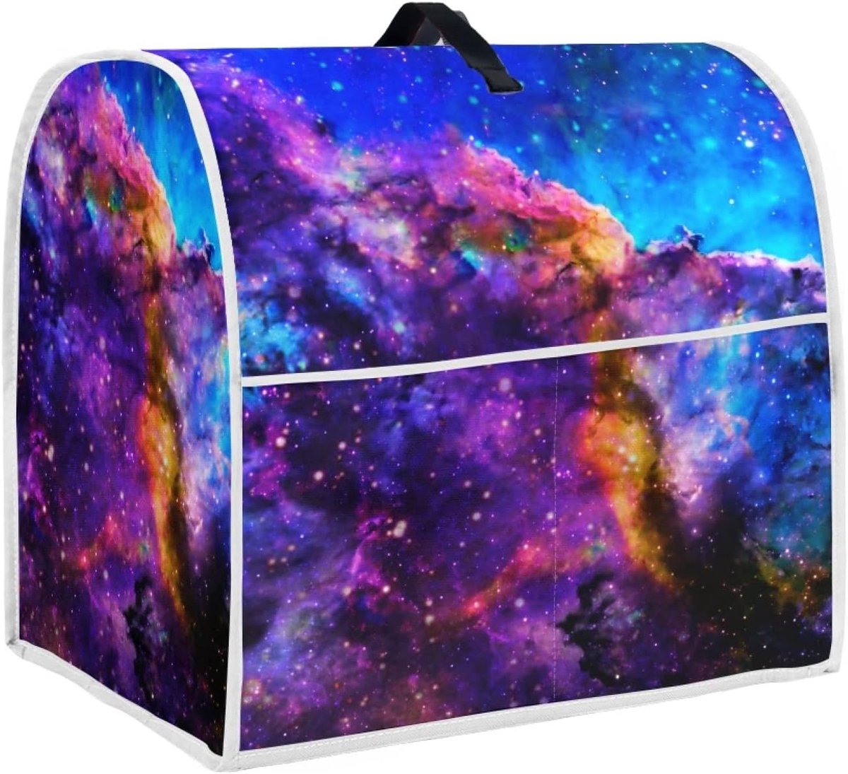 Mixerhoes met Opbergvak - Keukenmachine Cover - Keuken Organiseren - Vlekbestendig Polyester - 38 cm Hoog - Sterrenhemel