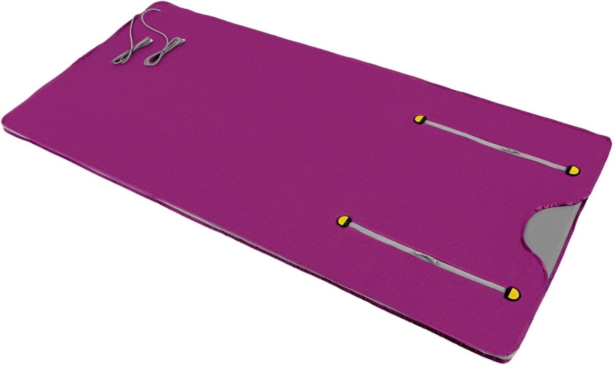 Infrarood Deken - Sauna Deken - Ontspanning Thuis - Dubbele Temperatuurzones - 180 x 80 cm - Paars