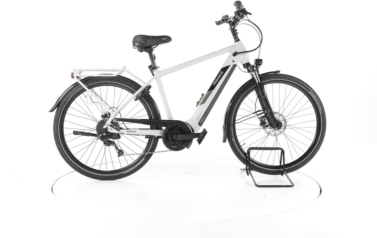 Pegasus Solero EVO 9 Elektrische trekkingfiets Bosch Accu 500Wh 28" 2023 wit Pro