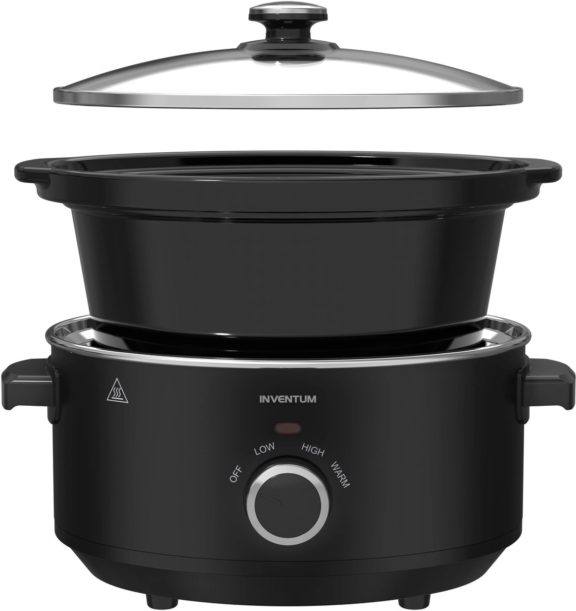 Inventum SC350B Slowcooker - 3,5 L - Warmhoudfunctie - Keramische Binnenpan - PFAS-vrij - Zwart – foto 4