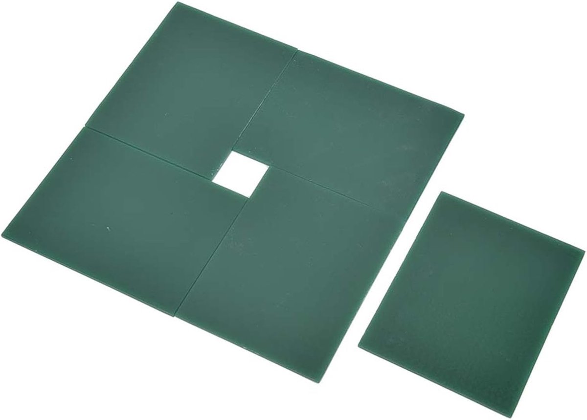 Sieraden Wax Pen - Carving Wax Vellen - Ring Maken - Hoge Dichtheid Non-stick - 5x 2mm Vellen - Groen