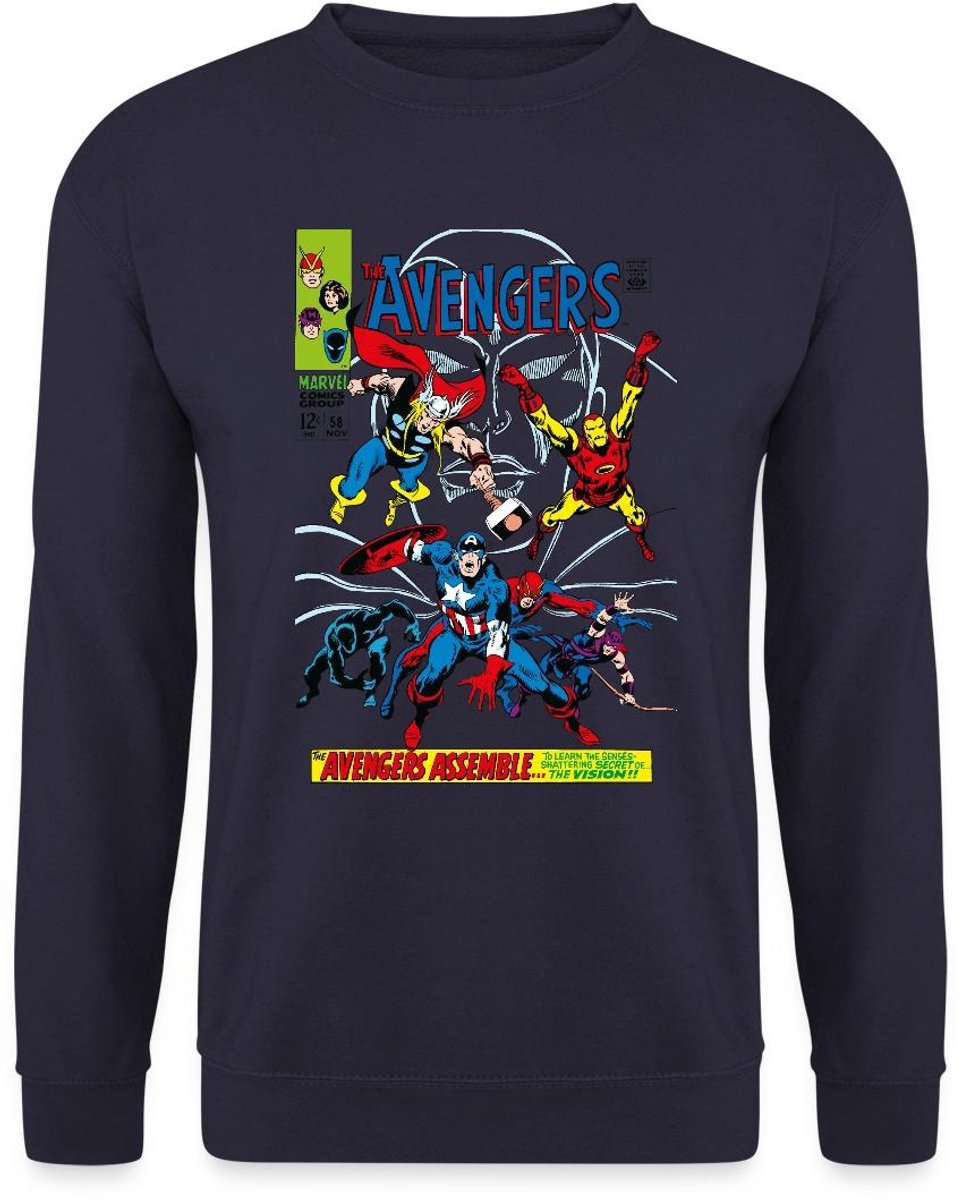 Avengers Assemble Comic Stripmotief Sweater Heren