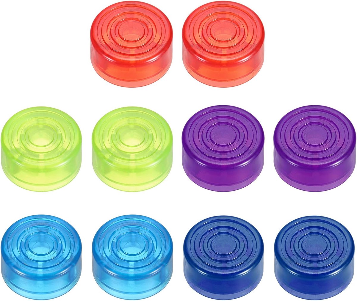 Voetpedaal Covers - Pedaal Knoppen - Gitaar Effecten - Universele Pasvorm - 10mm Binnendiameter - Multicolor