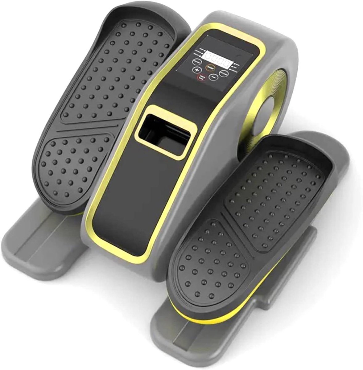 Elliptische Trainer - Hometrainer Pedaal - Zittende Workout - Stille Soepele Beweging - 1000 Gram - Geel