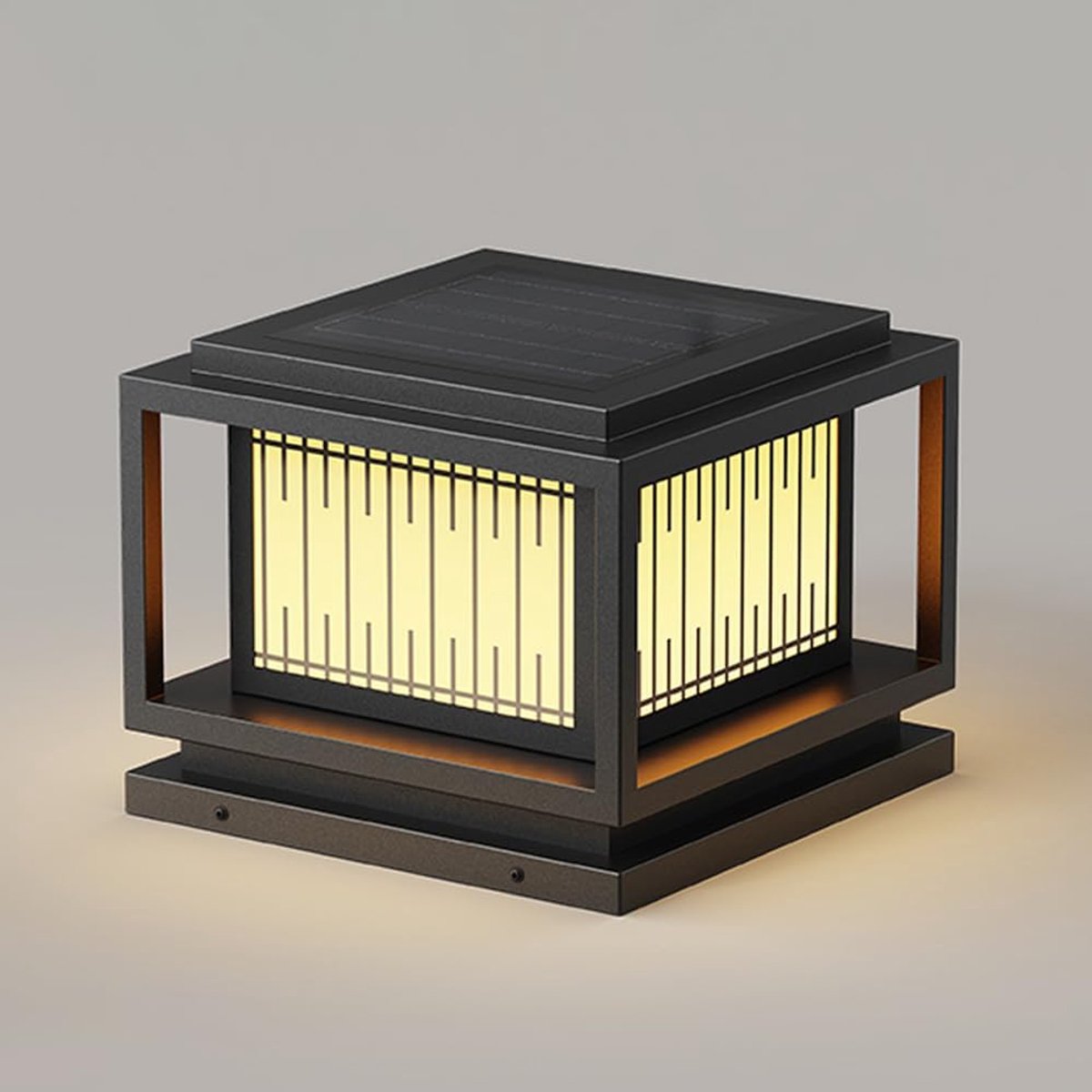 Zonne-lantaarnverlichting - Buitenlamp Solar - Tuin Verlichten - Waterdicht IP65 - 30cm Ho