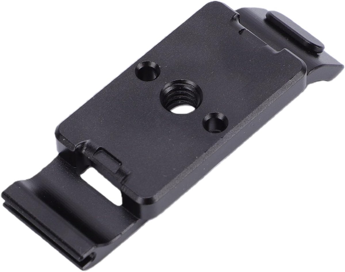 Magnetisch Batterijdeksel - Camera Accessoire - Snelle Verwisseling - Sterke Magneet - 1/4 Inch Schroef - Zwart