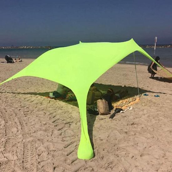 Strand Tent - Zonnescherm Luifel - Outdoor Bescherming - Waterdicht UV Blokkerend - 210x150x170cm - Groen — afbeelding 3