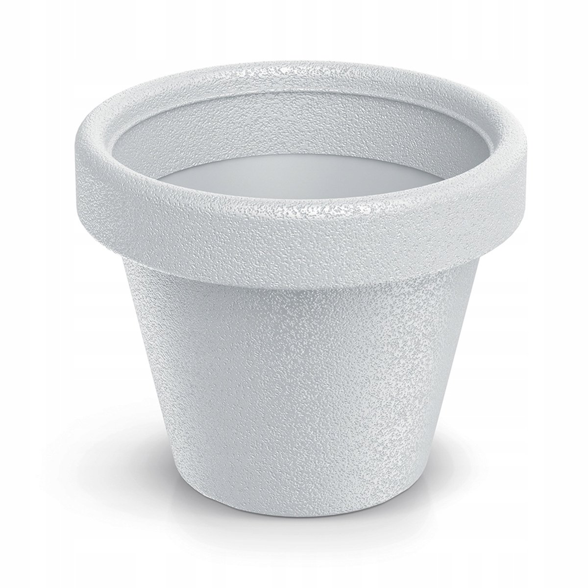 Origina DBO Serie - Witte Ronde Bloempot - 29,8 cm - Weerbestendig - Kunststof