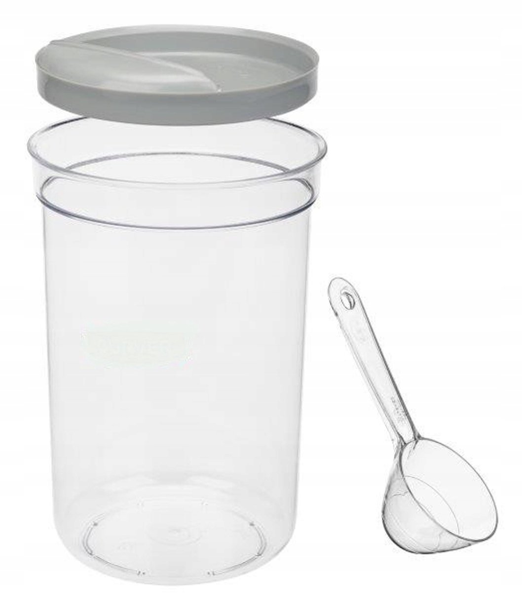 Galicja Serie - Voedselcontainer - 1,7L - Transparant - Met Lepel