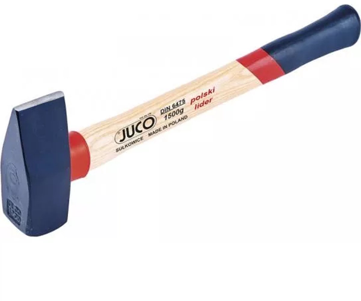 JUCO M4083 - Splijthamer - 2 kg - Essenhouten Handvat - Stalen Kop