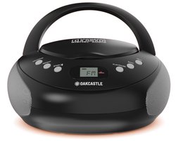 Oakcastle CD250 Draagbare CD Boombox - Bluetooth - FM-radio - Zwart