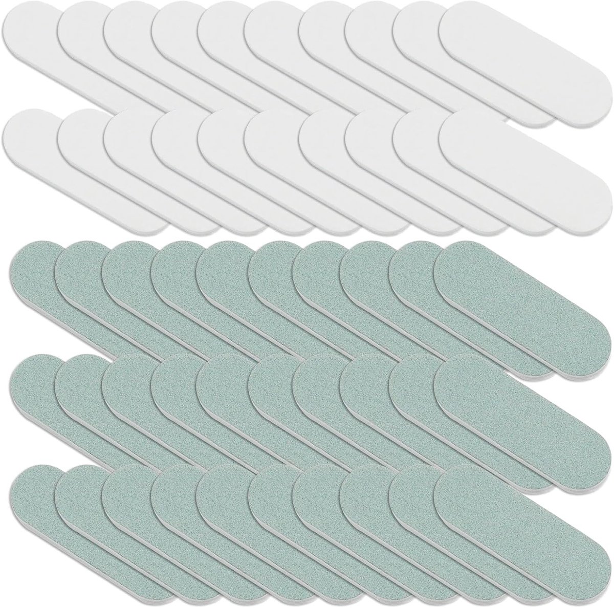 Polijststaaf Sieraden Metaal - Schoonmaakstick Metaal - Metaal Polijsten - Dubbelzijdige Grit - 6x2x0.7cm - Wit Groen