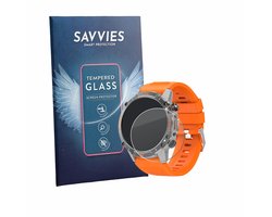 Savvies - Glas Screenprotector voor WalkerFit M6 Ultra 1.43" - Gehard Beschermglas 9H
