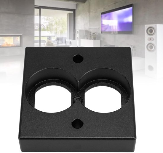 Hifi Speaker Terminal - Luidsprekerpaneel Geluid - Muurbevestiging Geluid - Aluminium Legering - 86 Type - Zwart — afbeelding 5
