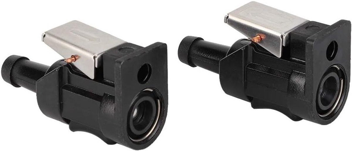 2 Stuks Brandstofslang Plug, ABS Brandstofslang Aansluiting Geschikt voor 8mm Buitenboordmotoren, Marine Accessoires en Onderdelen
