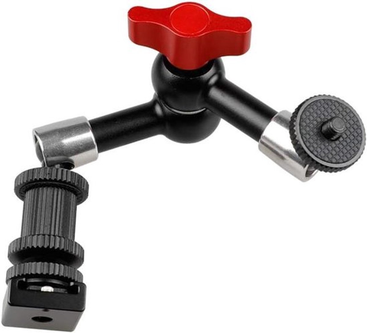 Universele 7 inch scharnierende arm voor camera accessoires - verstelbare arm met cold shoe mount - stabiliteit voor LED licht en monitor - fotografie accessoire