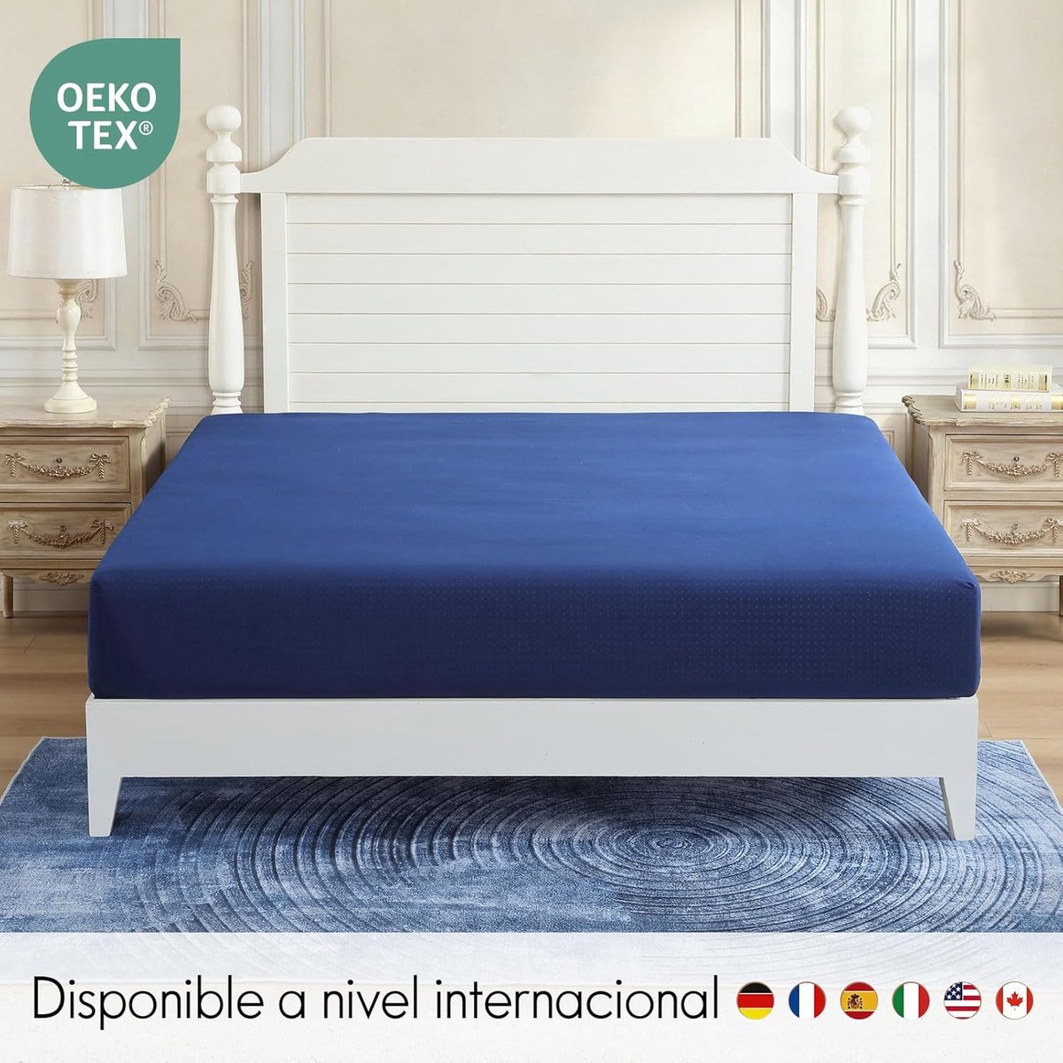 SnelShoppen - Fitted Sheet 160 x 200 cm, Stretch Hoogte tot 30 cm, Ultra Zacht Polyester, Oeko-Tex 100, Elastisch, Kreukvrij, Kleurvast